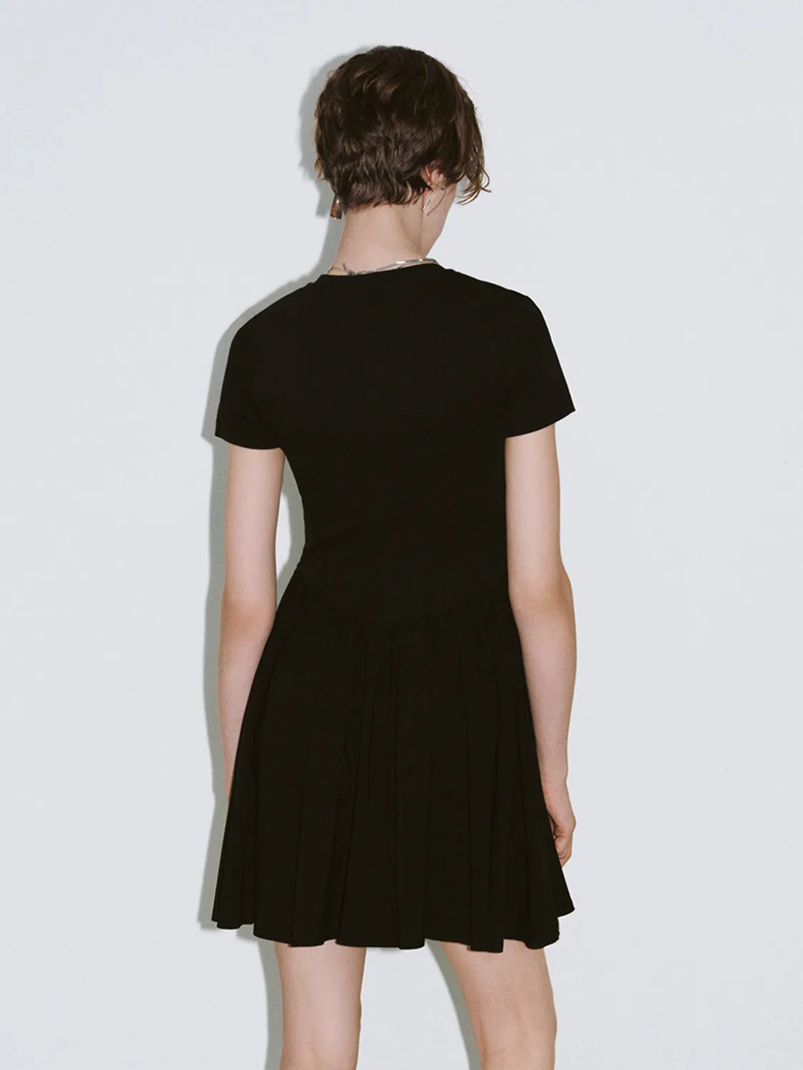 Skinny A-Line Pleated Dresses