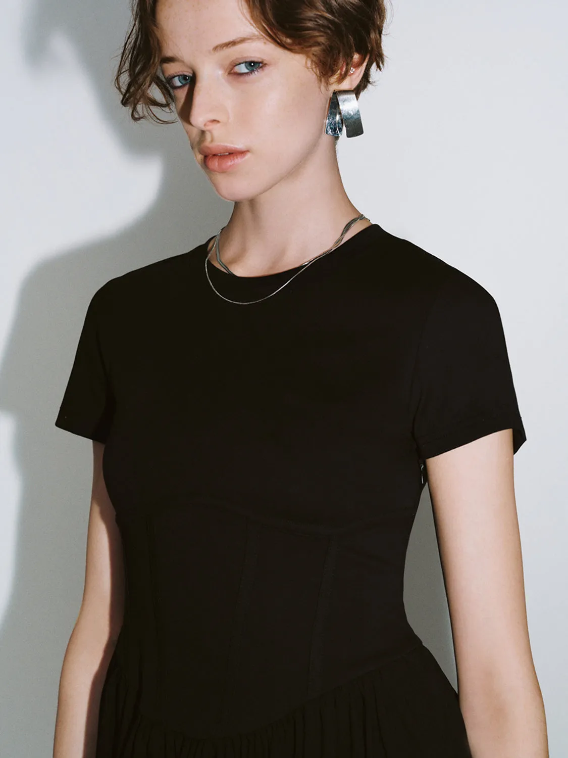 Skinny A-Line Pleated Dresses