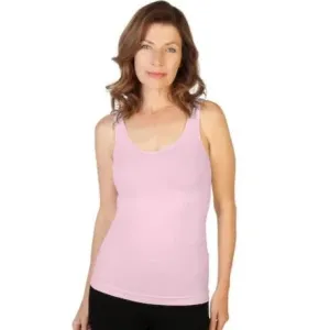 SKNY T Basic Scoop Neck Tank - Baby Pink