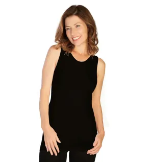 SKNY T High Neck Tank - Black