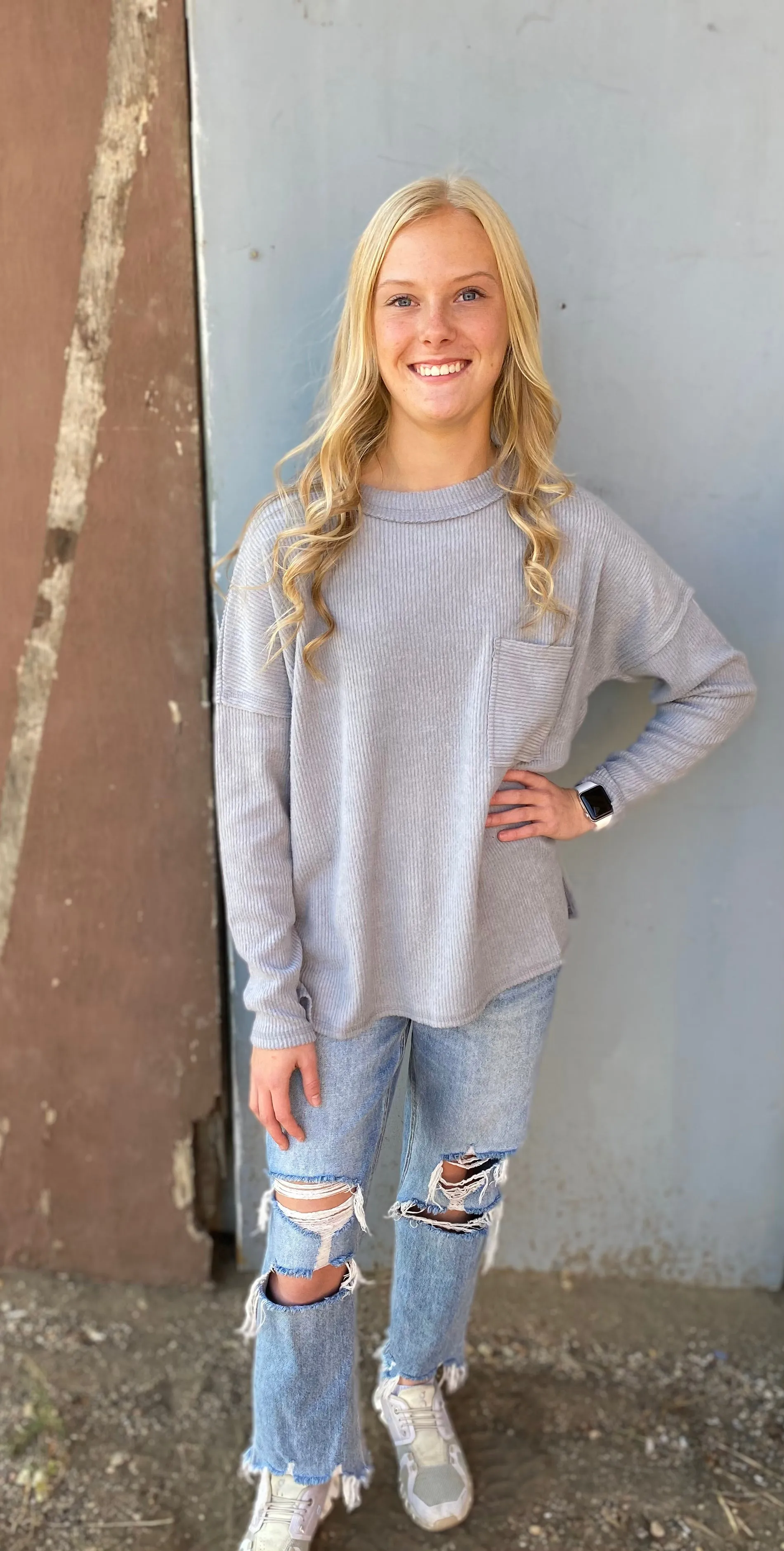 Sleet Ribbed Sweater