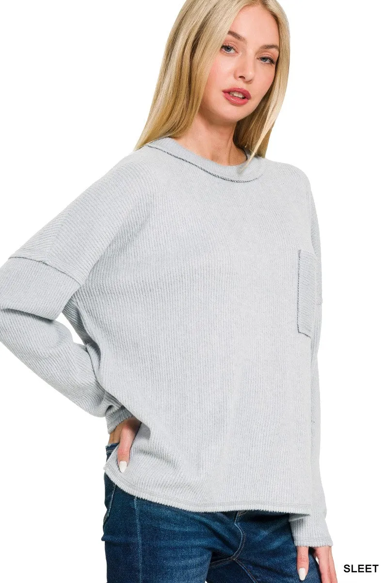 Sleet Ribbed Sweater