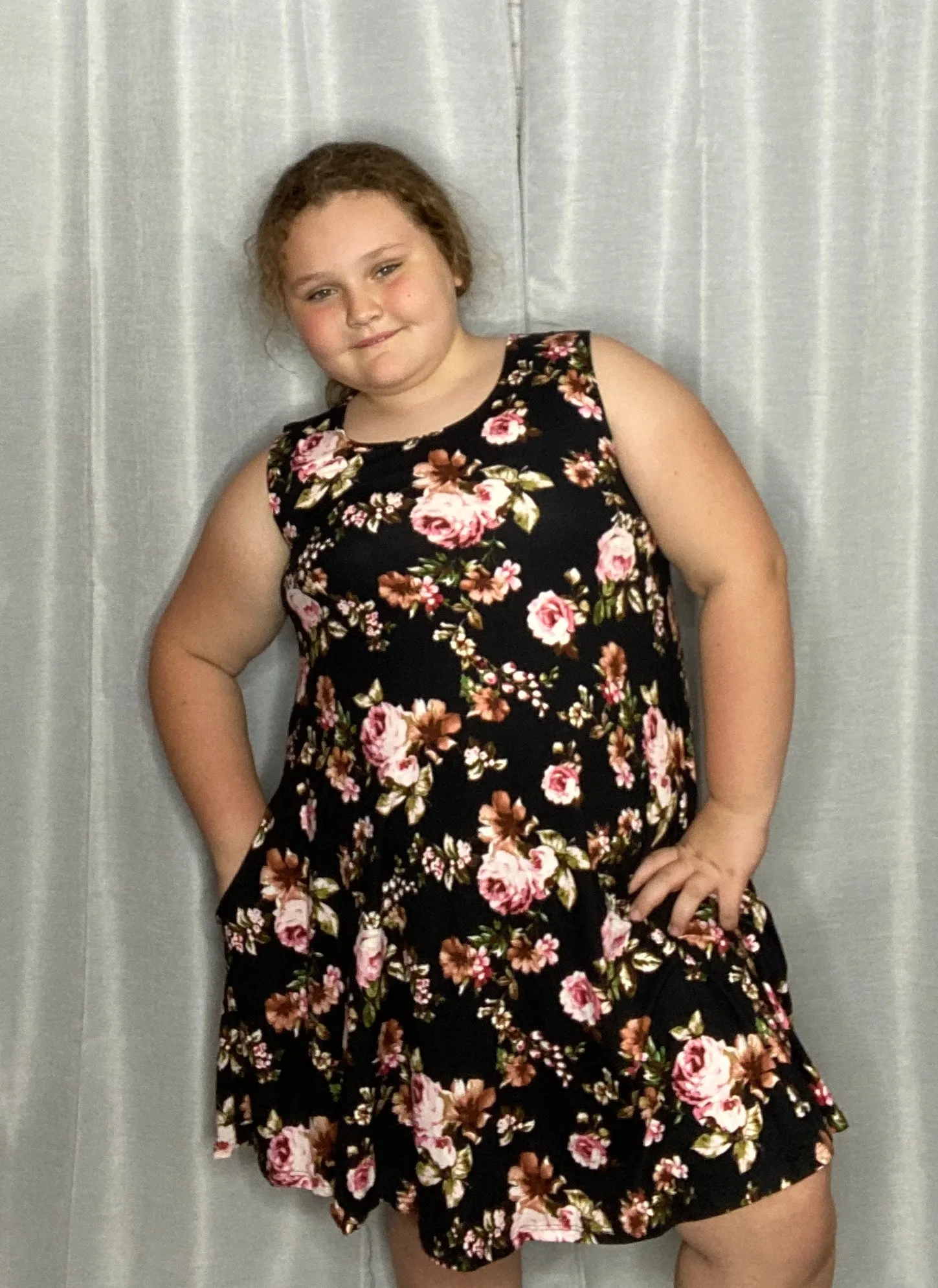 Sleeveless A-Line Dress