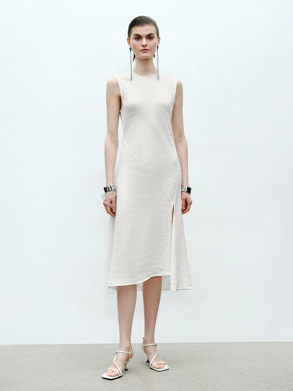 Sleeveless A-Line Dresses