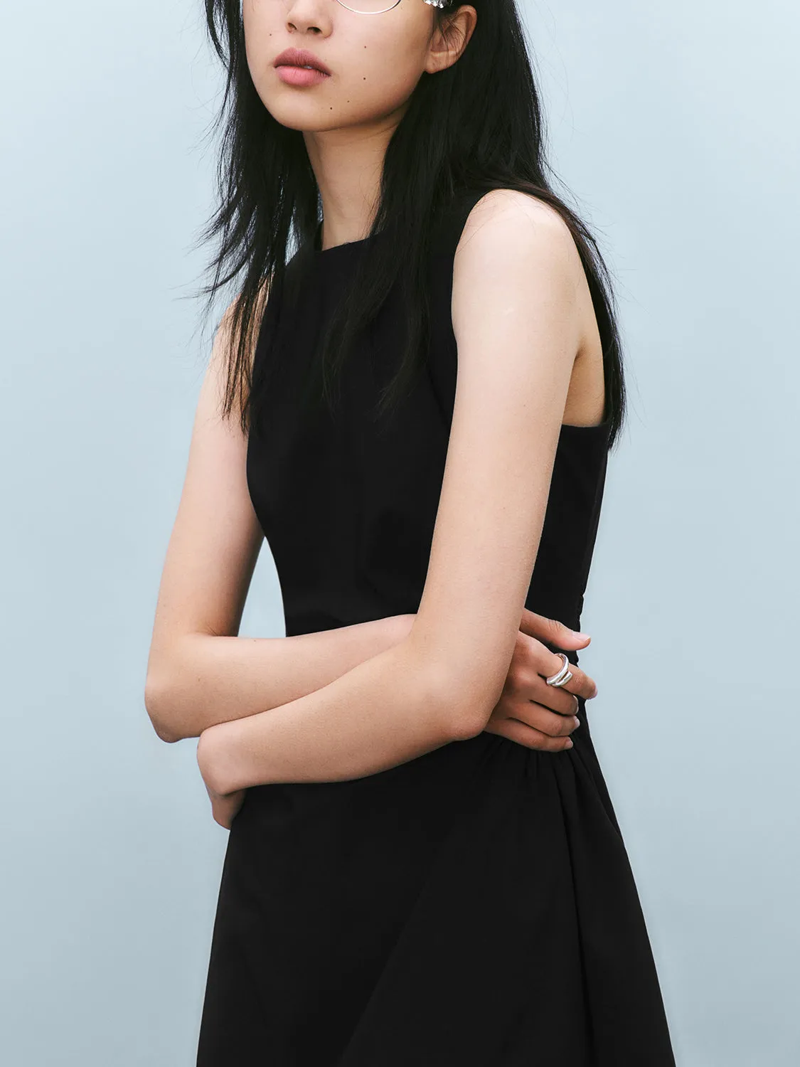 Sleeveless A-Line Dresses