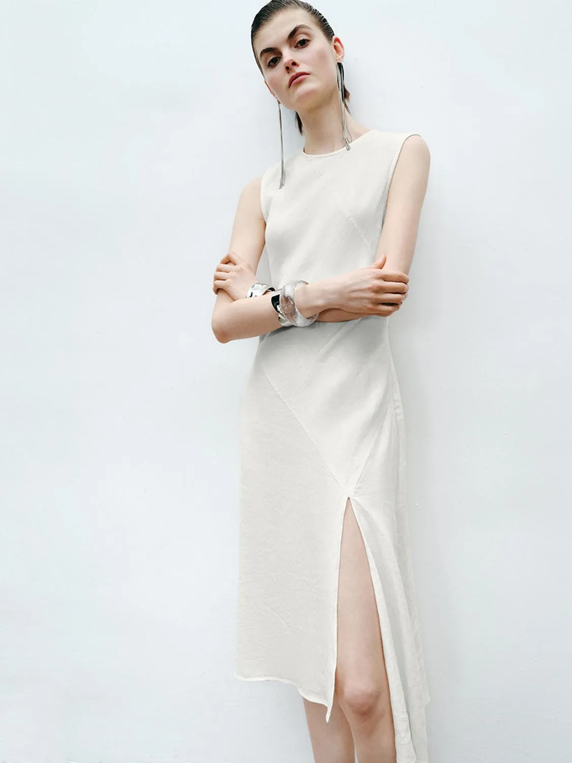 Sleeveless A-Line Dresses