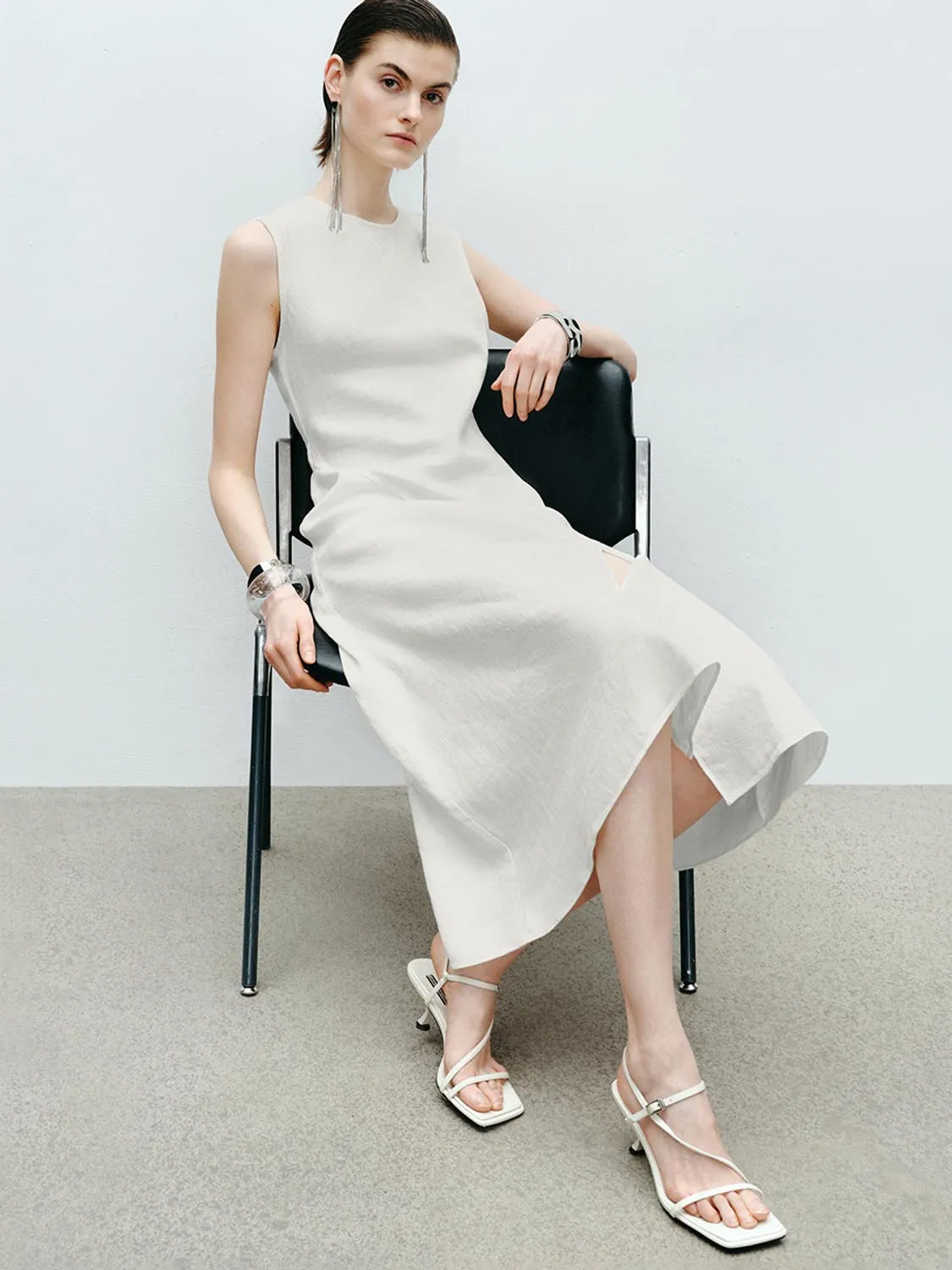 Sleeveless A-Line Dresses