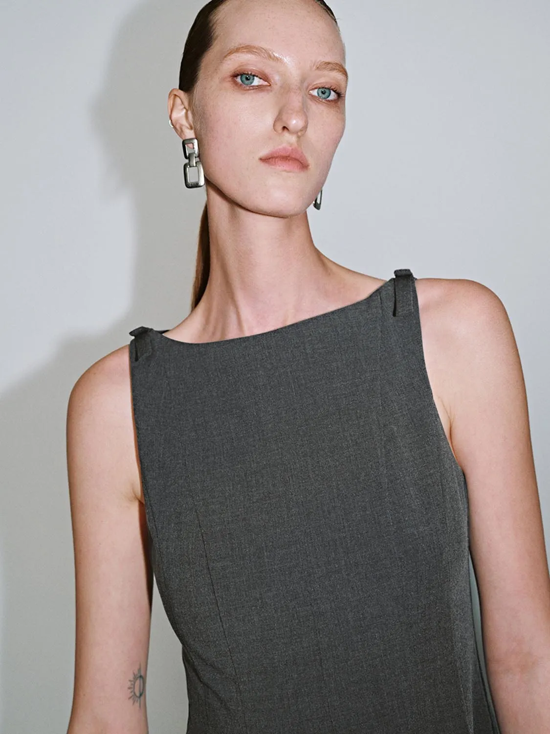 Sleeveless A-Line Dresses