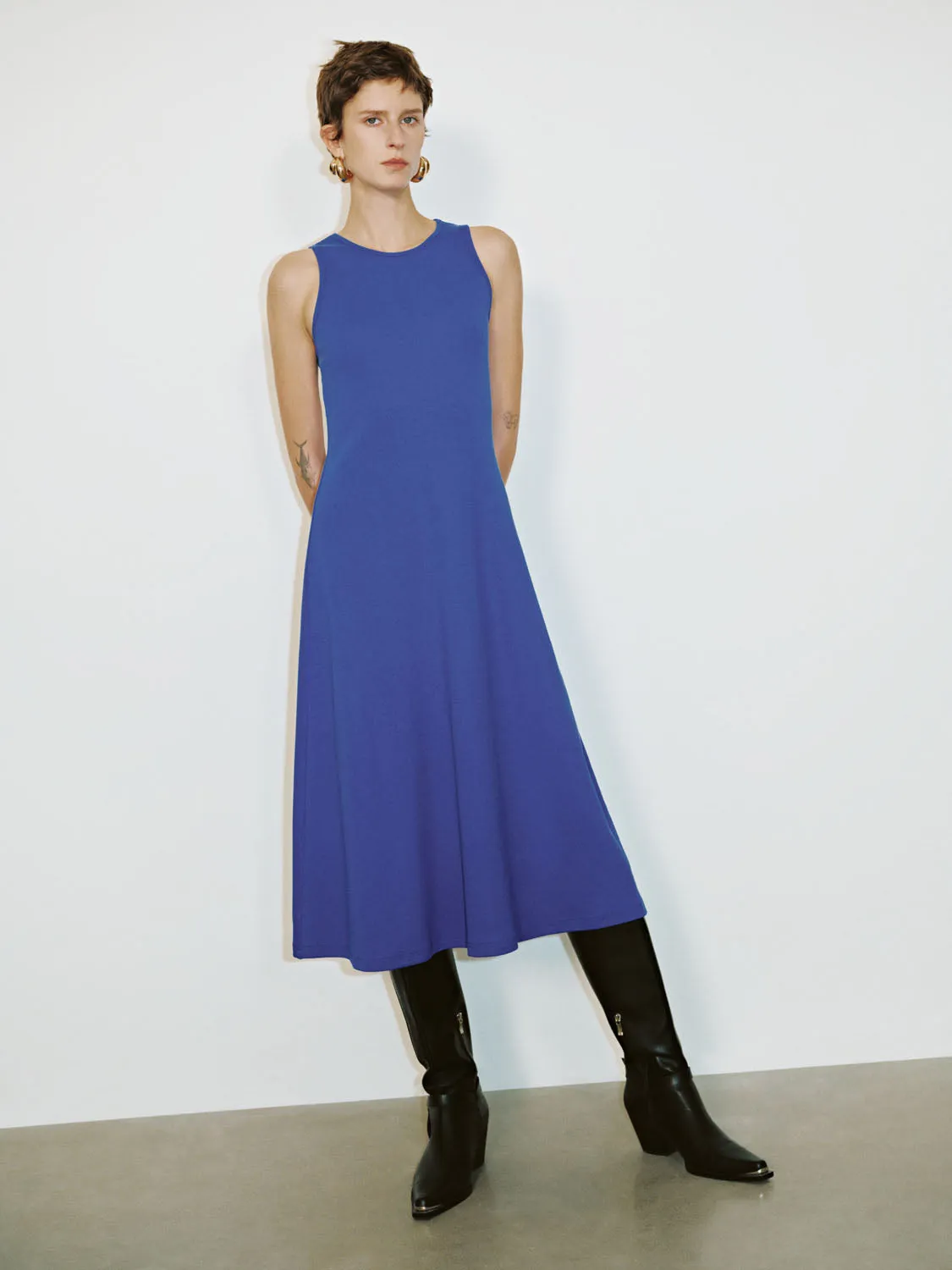 Sleeveless A-Line Dresses