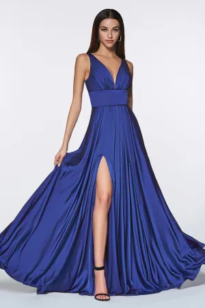 SOFT SATIN A-LINE DRESS