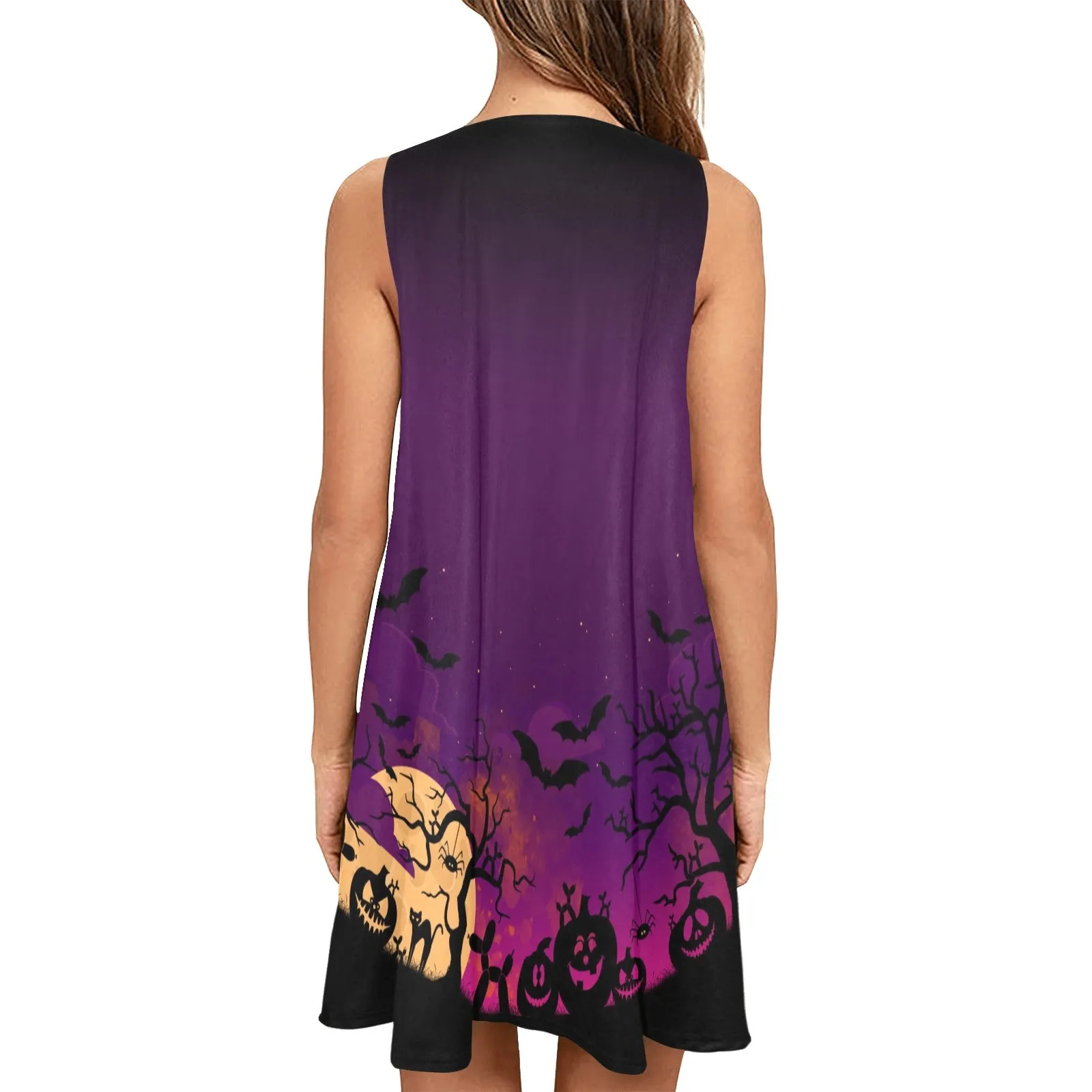 Spookytime - Flared Shift Dress with Pockets (XS - 3XL)