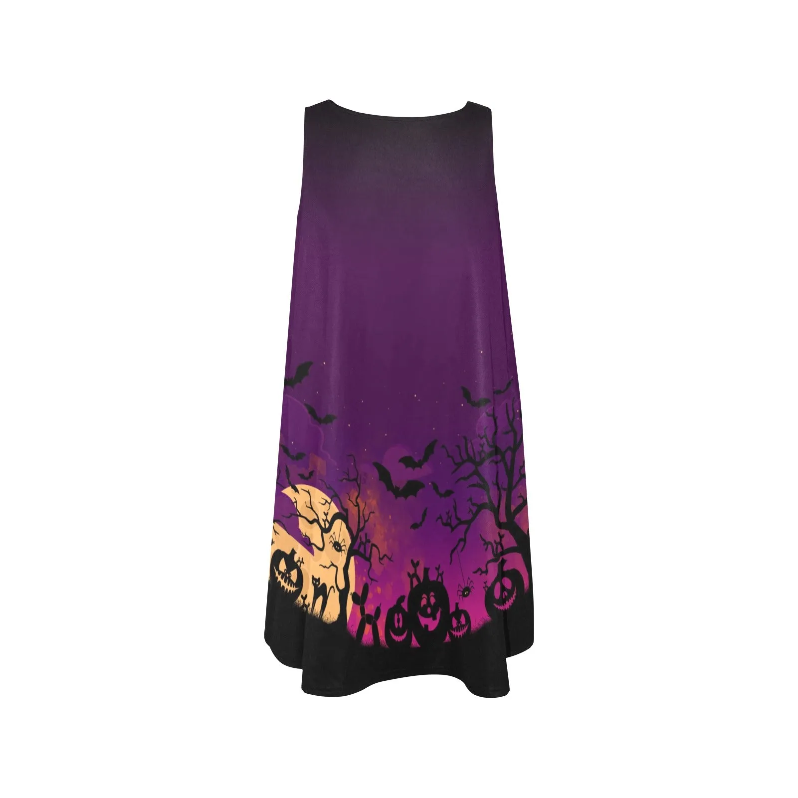 Spookytime - Flared Shift Dress with Pockets (XS - 3XL)