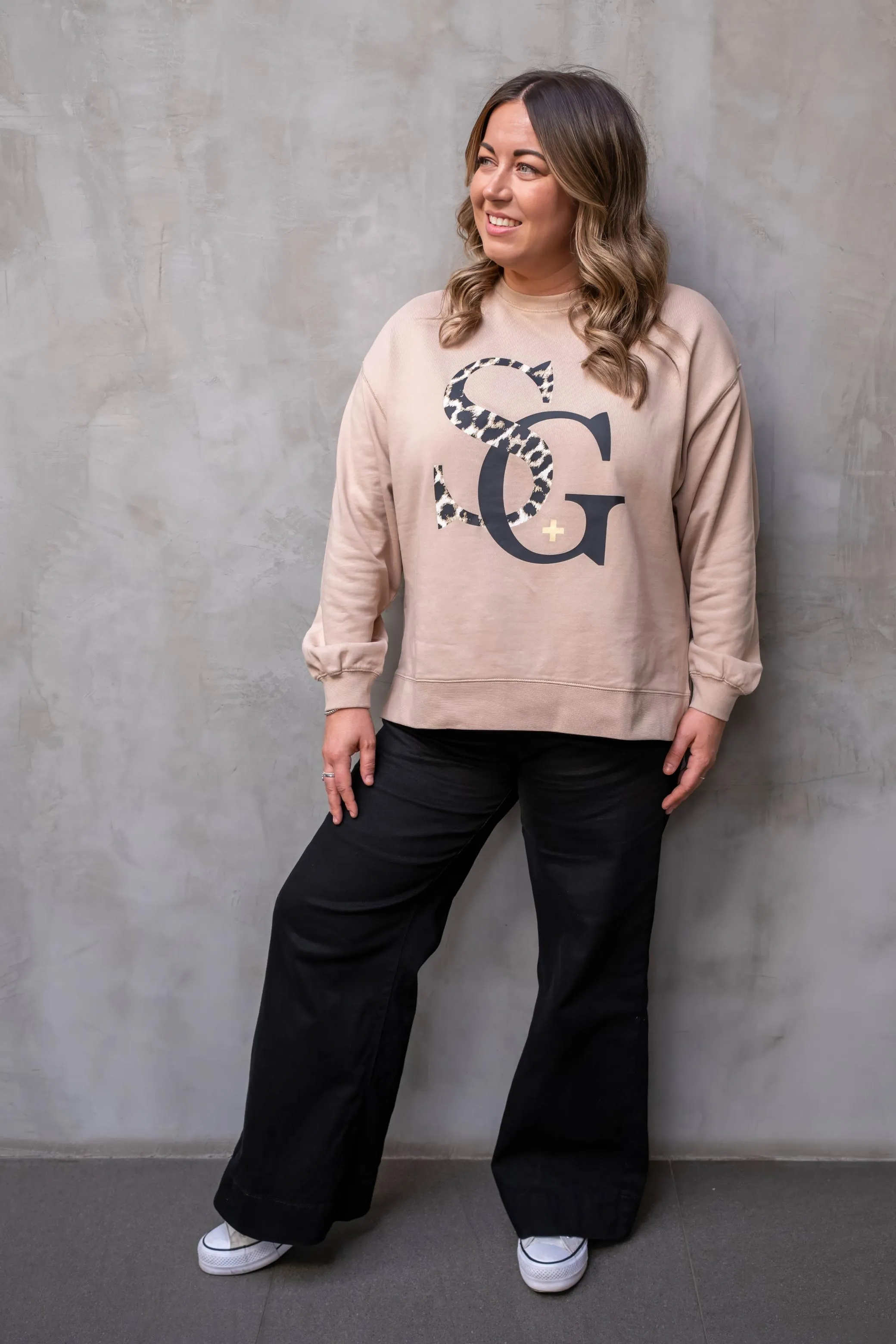 Stella   Gemma - Sunday Sweater Concrete