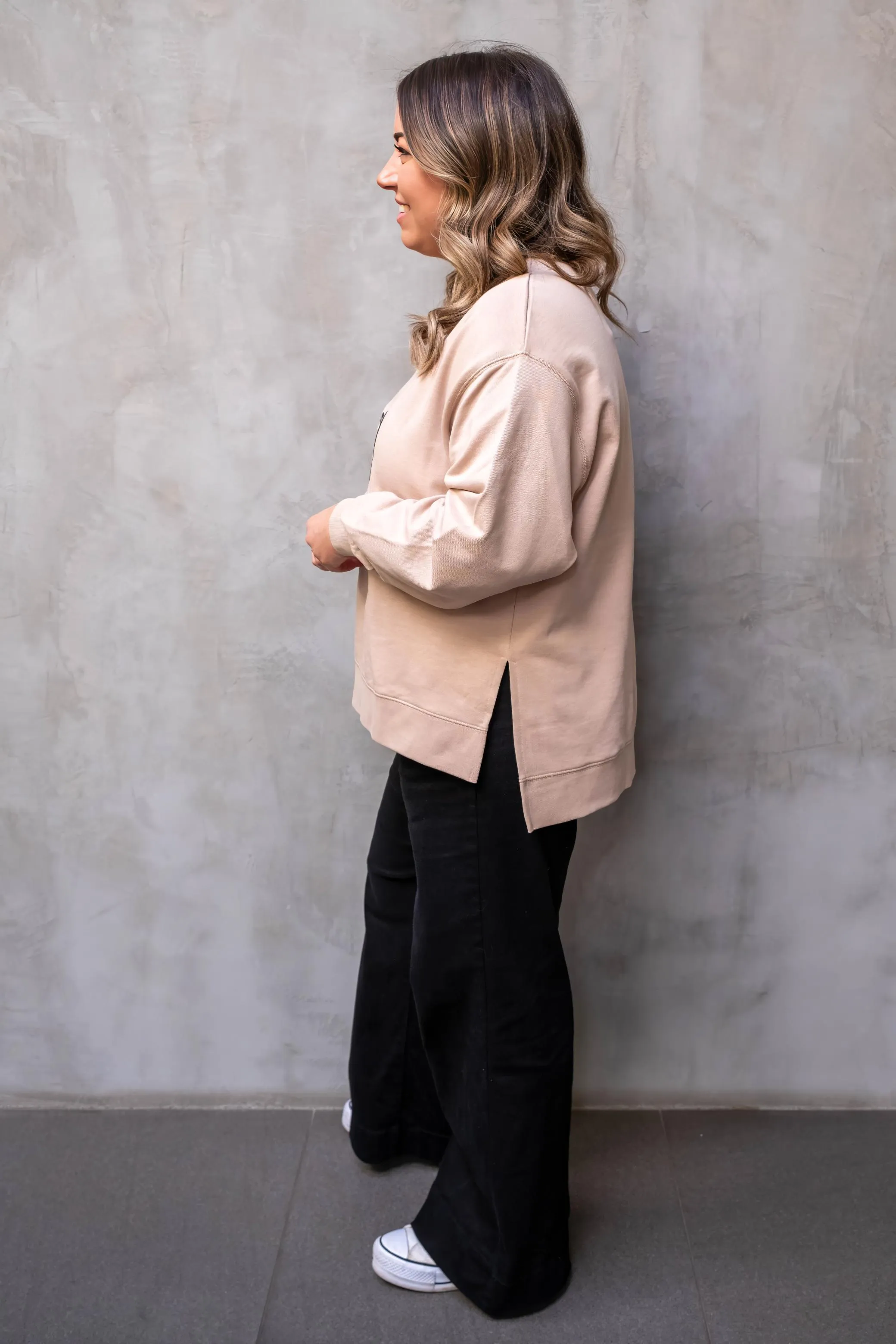 Stella   Gemma - Sunday Sweater Concrete