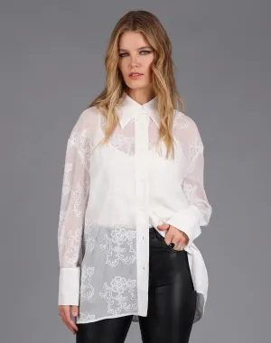 Storm | Embroidered Oversized Shirt