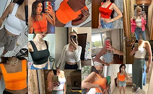 Strappy Crop Tank Top