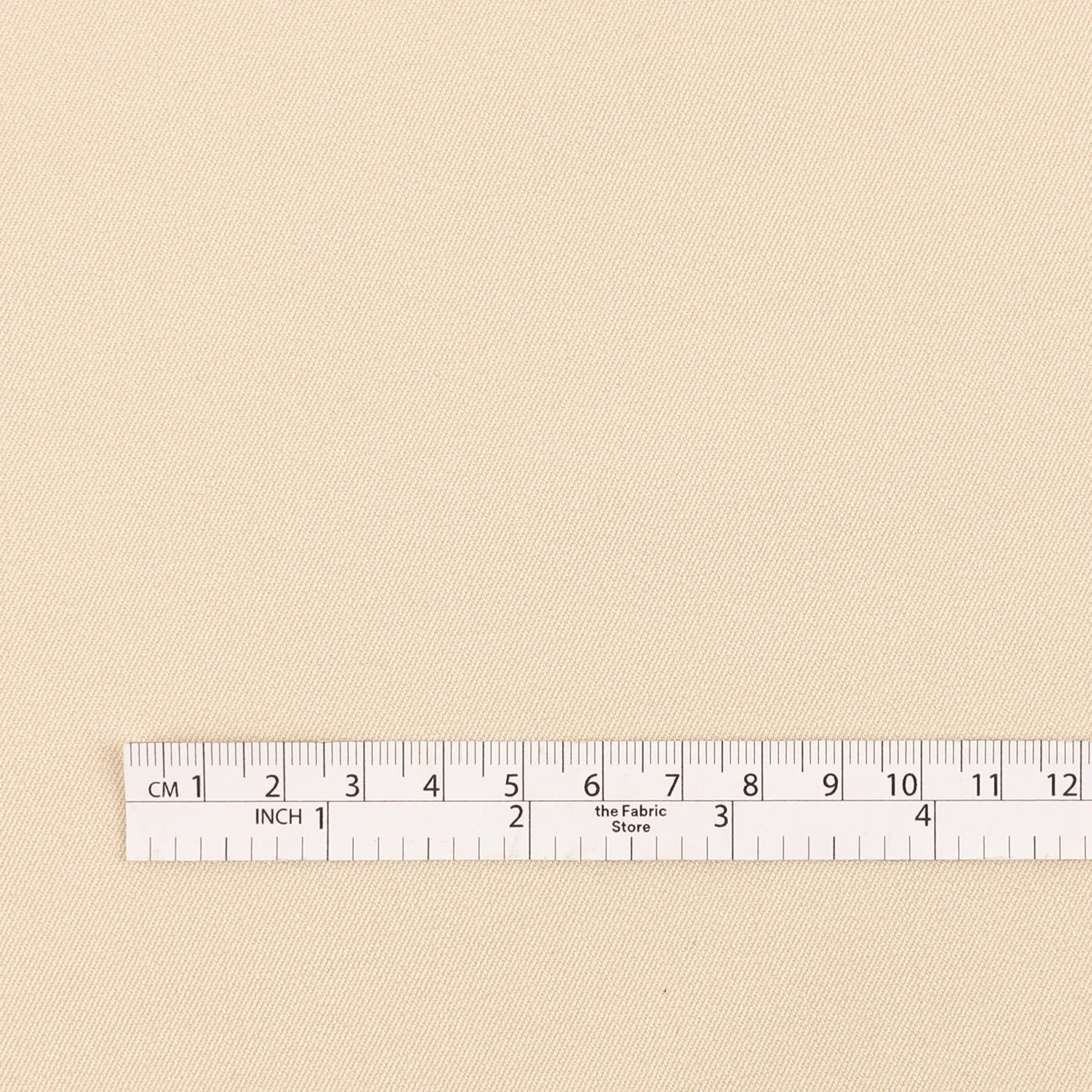 Stretch Cotton Twill - Parchment