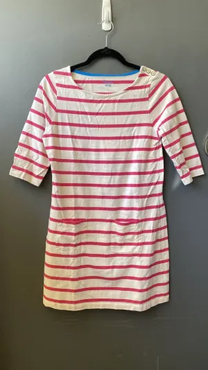 Stripe Pocket Shift TShirt Dress