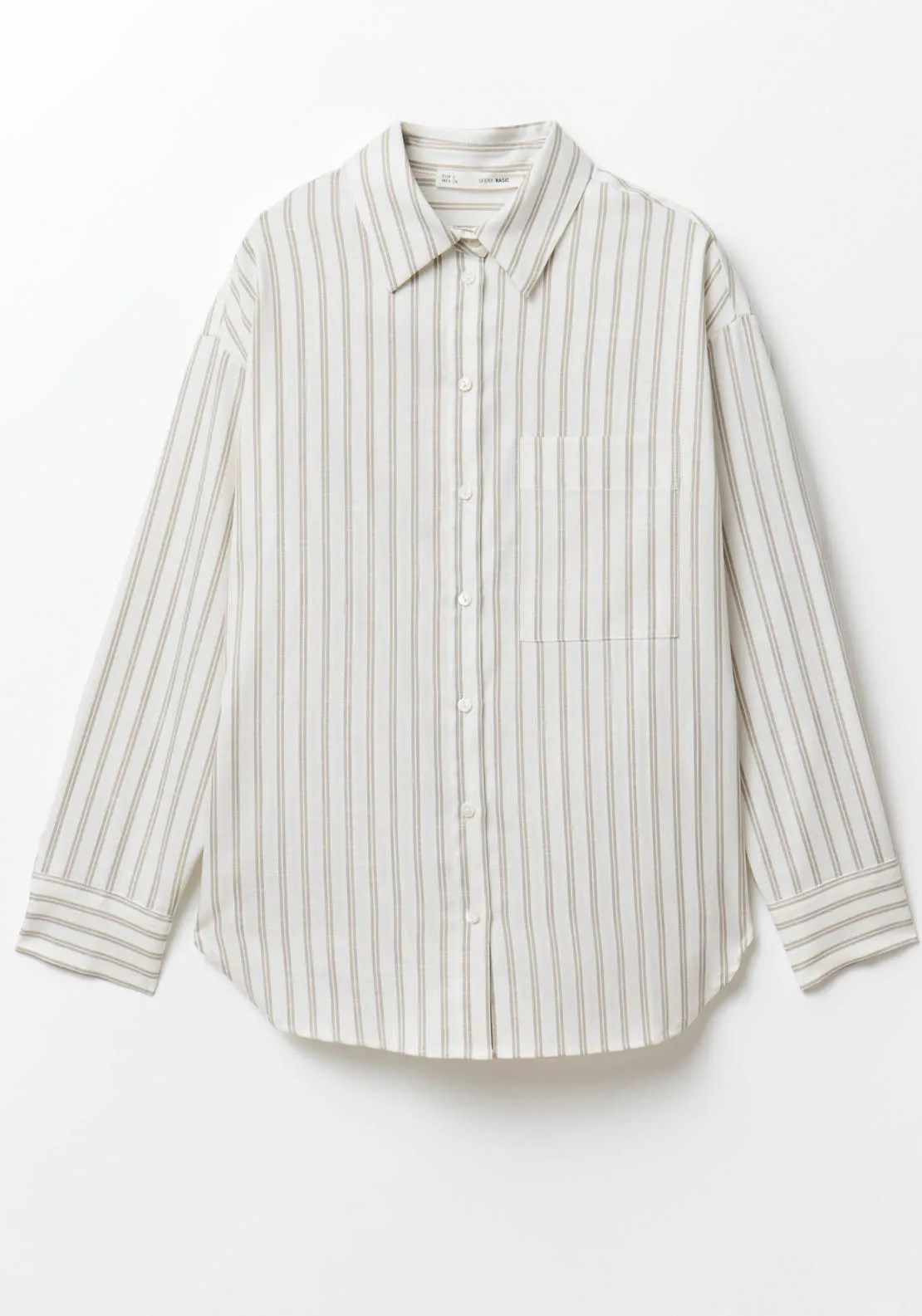 Striped Shirt - Camel