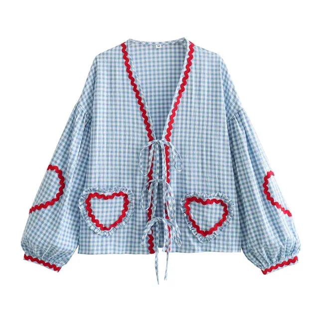 Suava | Retro Heart Top
