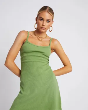 Summi Summi - A line dress olive
