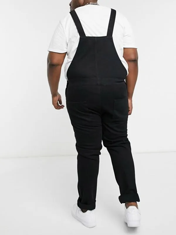 Suspender Denim Jumpsuit