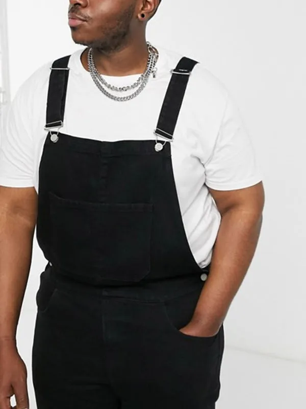 Suspender Denim Jumpsuit