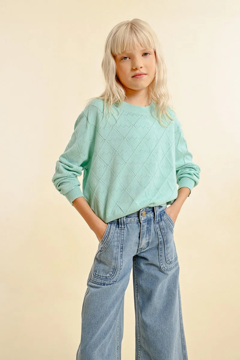 SWEATSHIRT, ROUND NECK