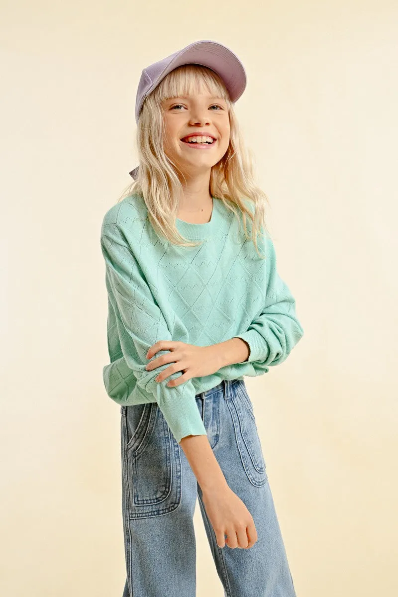 SWEATSHIRT, ROUND NECK