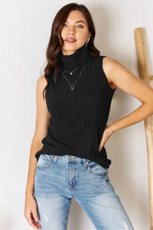 Tanisha Basic Bae Full Size Ribbed Turtleneck Tank