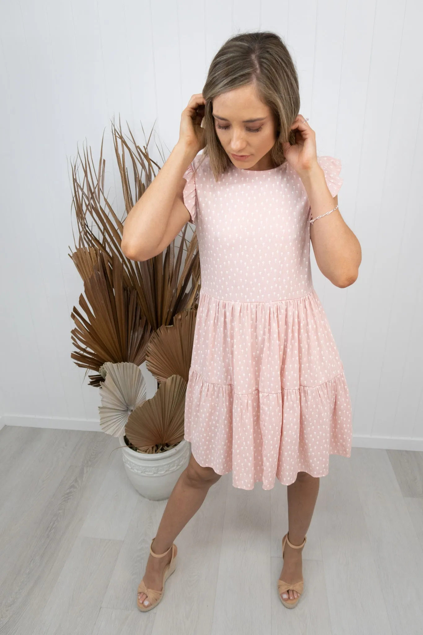 Taylor Dress -blush/floral