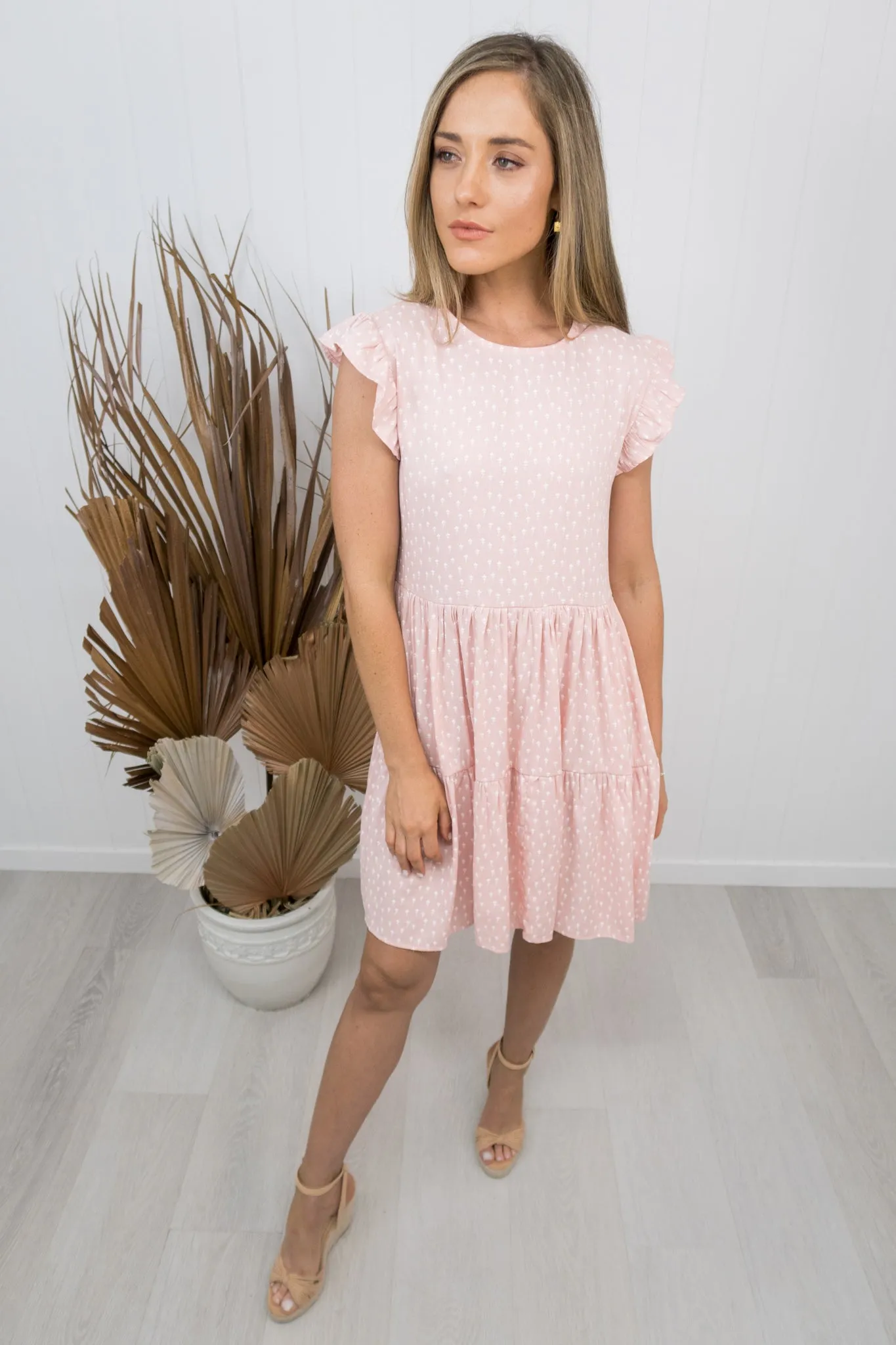 Taylor Dress -blush/floral