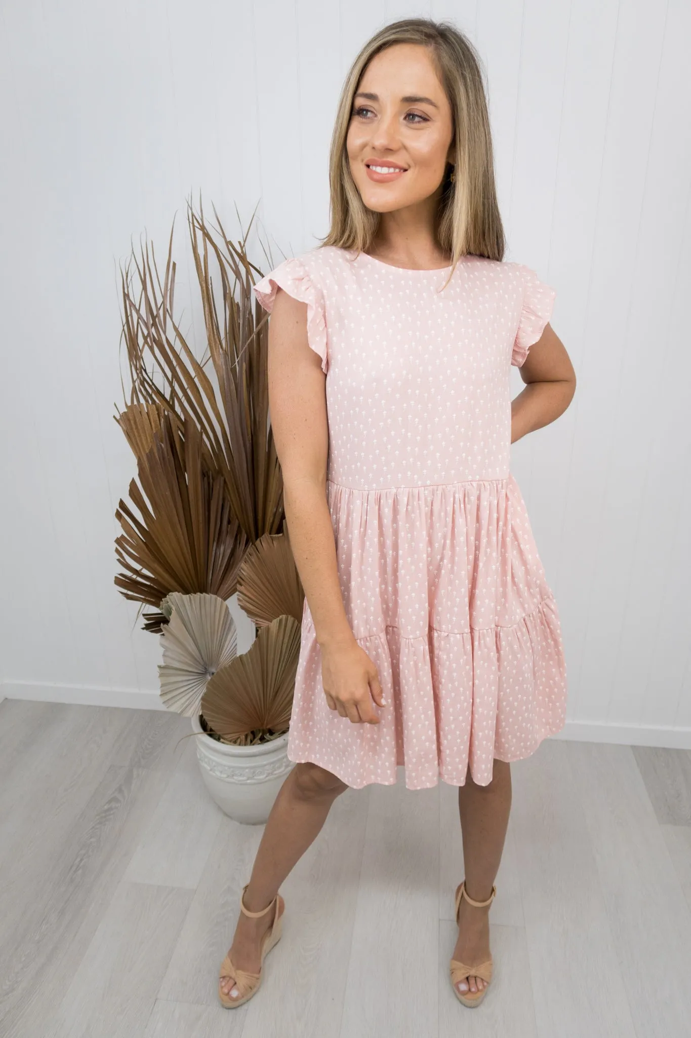 Taylor Dress -blush/floral