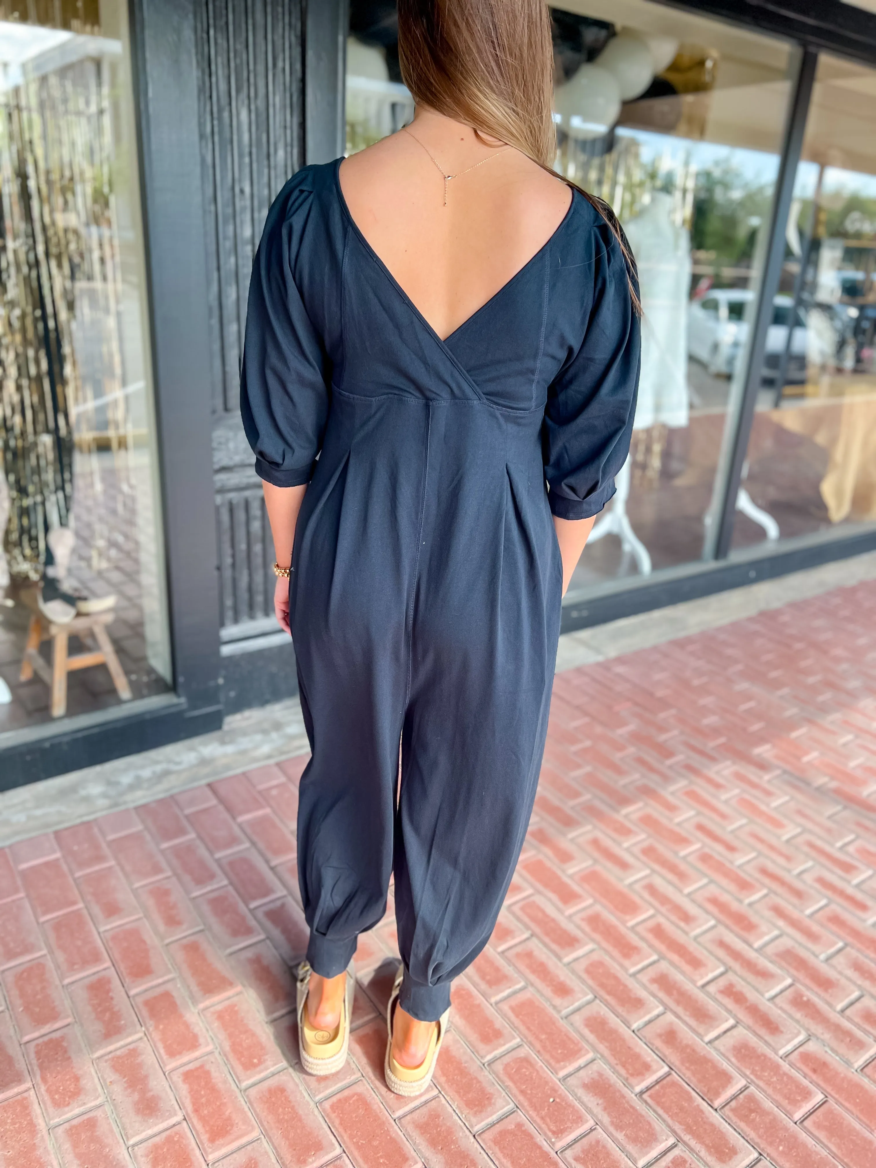 The Adriana Pleated Jumpsuit