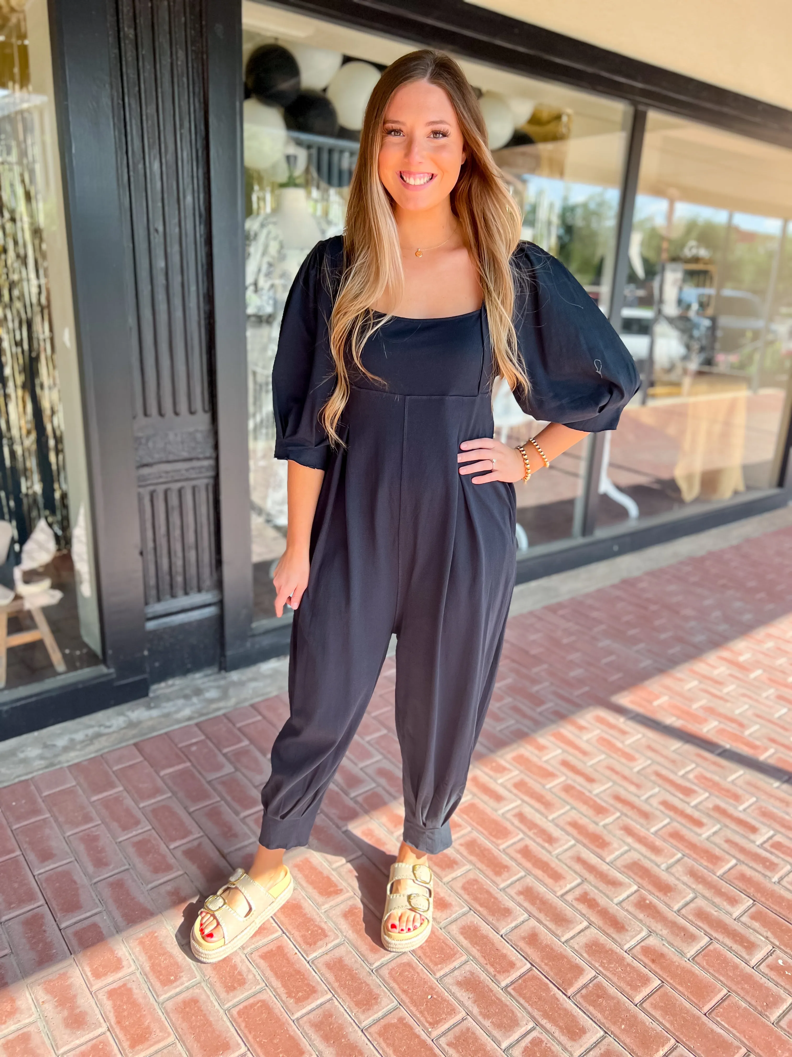 The Adriana Pleated Jumpsuit