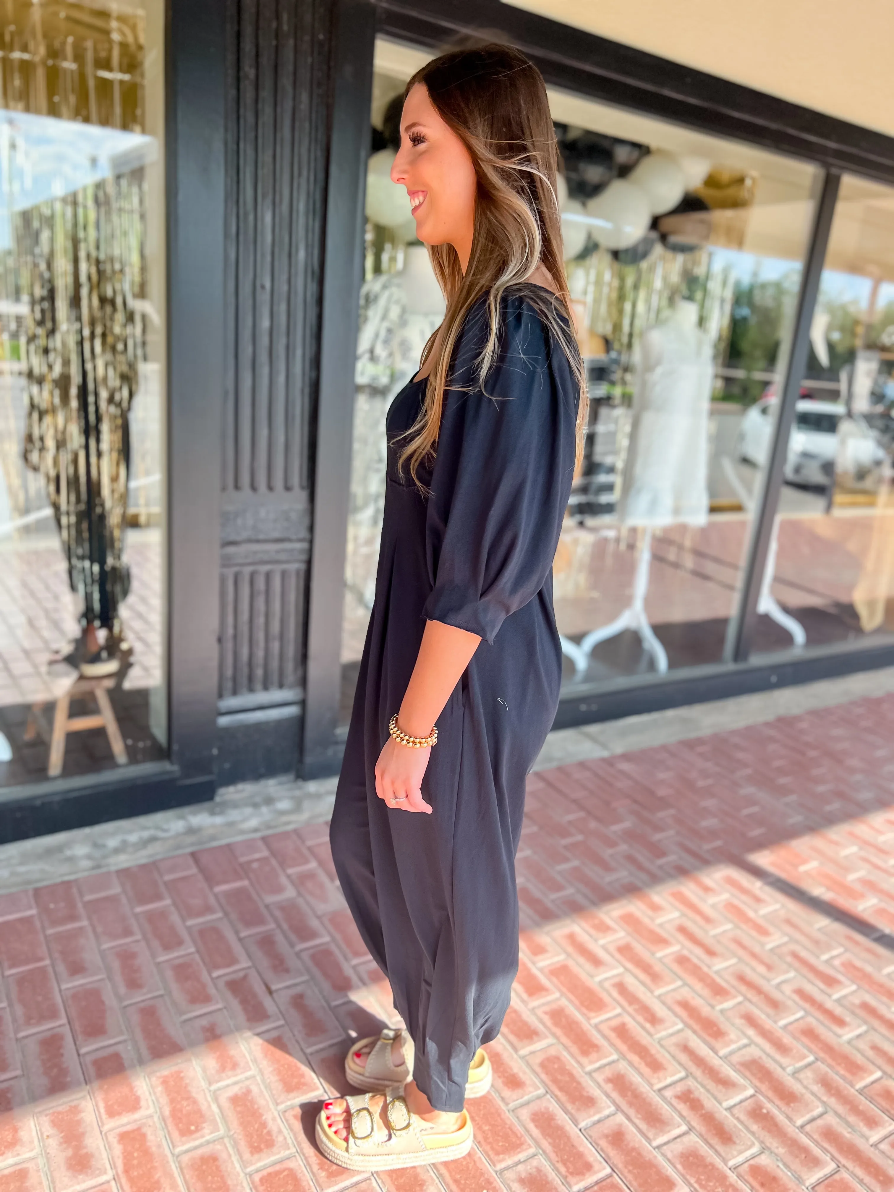 The Adriana Pleated Jumpsuit