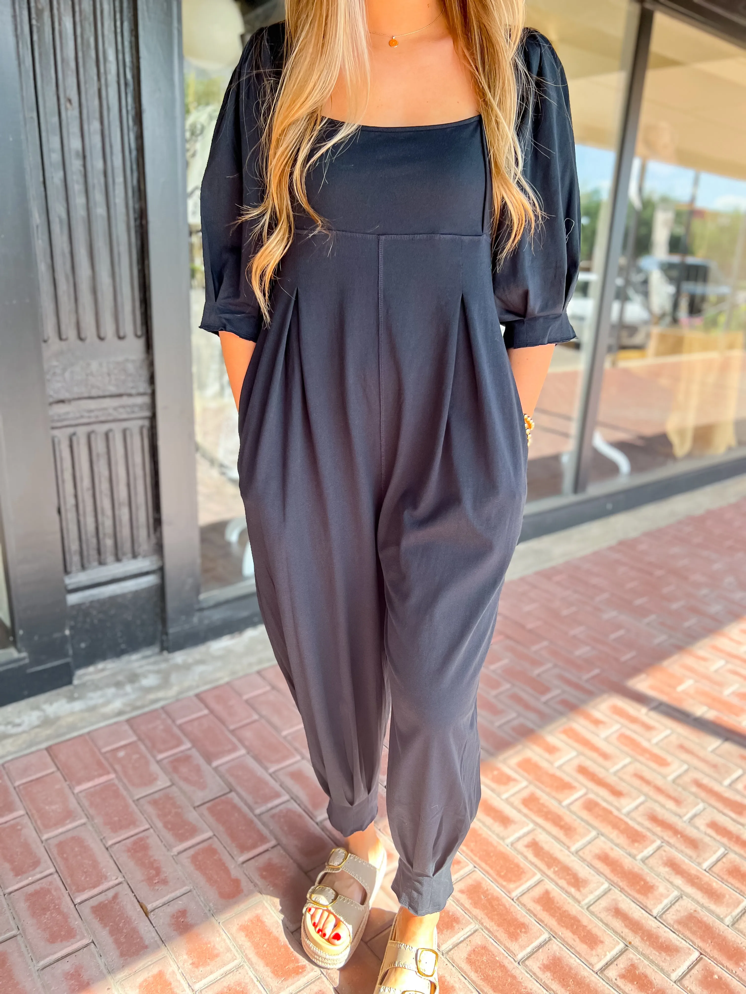 The Adriana Pleated Jumpsuit