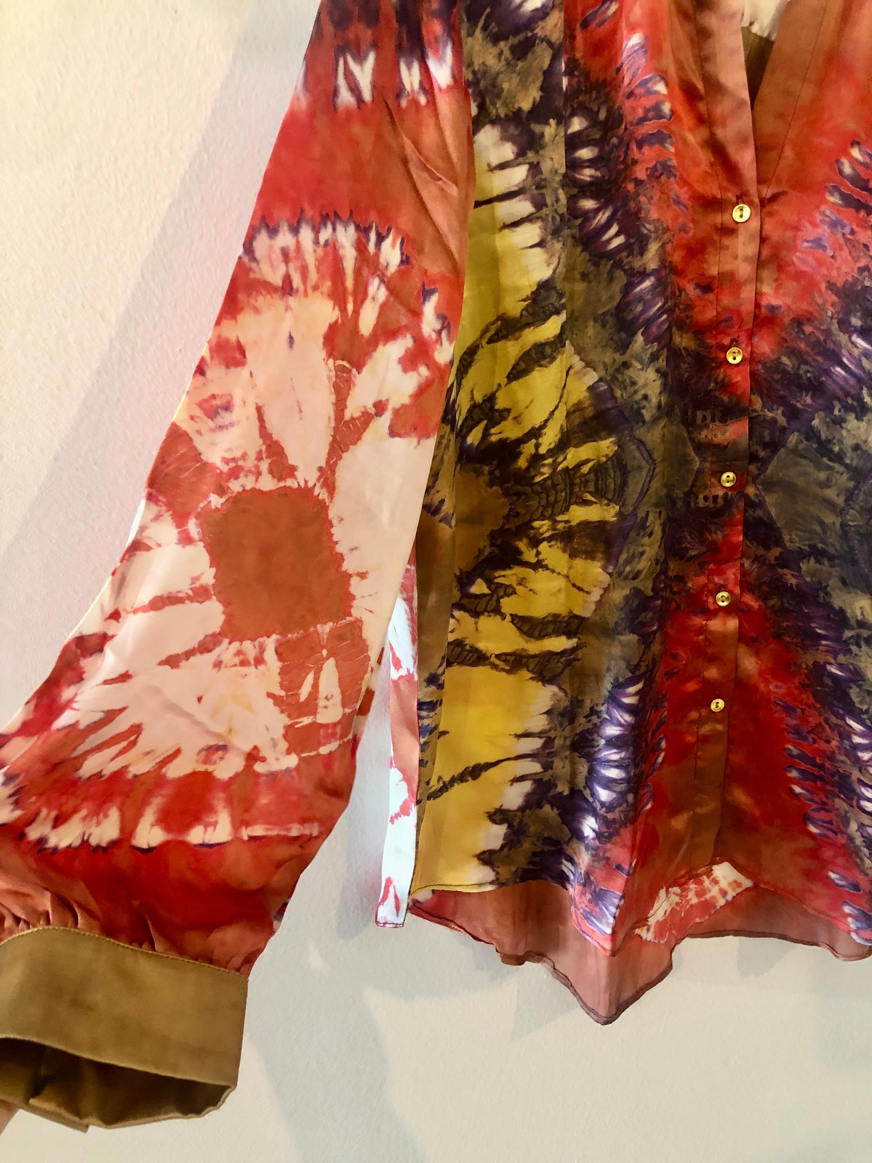 The Havana Silk Blouse in Santa Fe