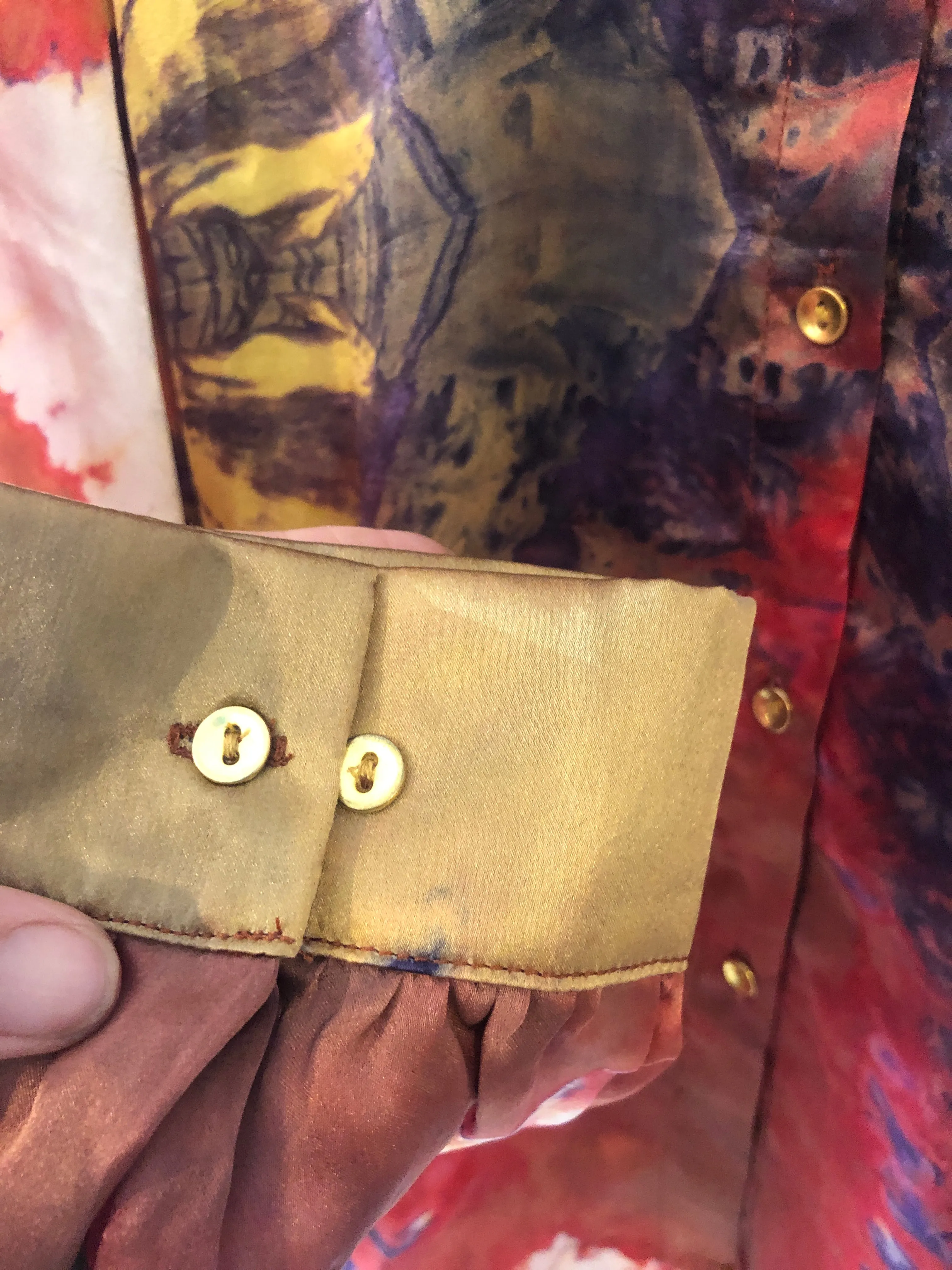 The Havana Silk Blouse in Santa Fe