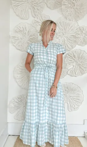 The May Block Print Maxi
