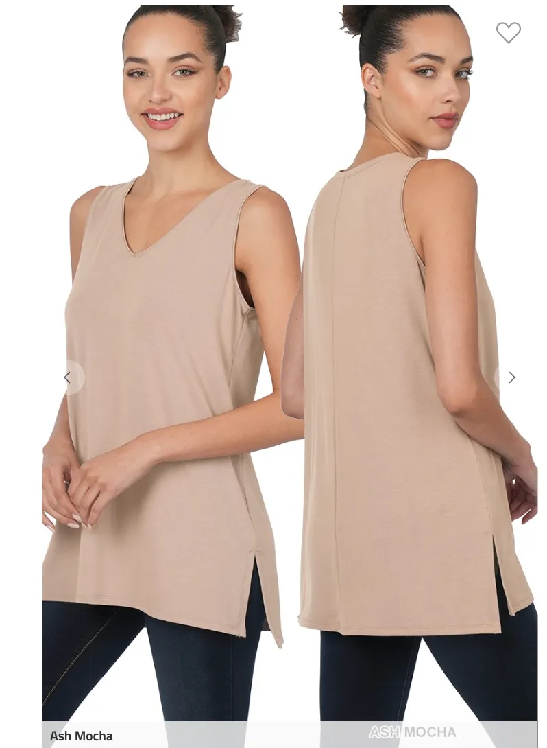 The Shannon V-Neck Tank Top - Final Sale