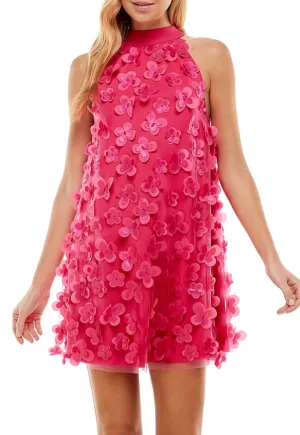 Tie Back A Line Floral Dress