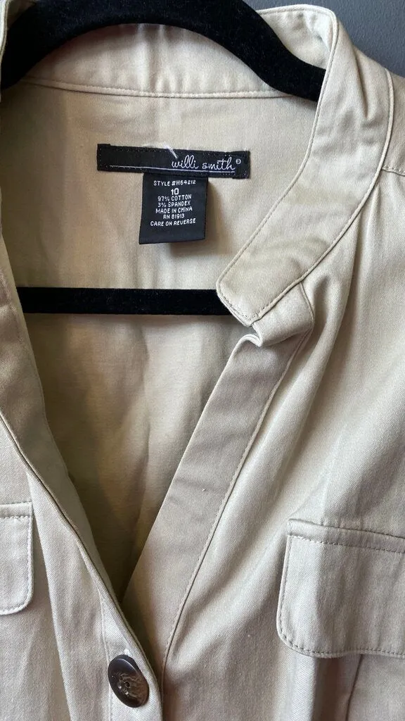 Trench Style Shift Dress