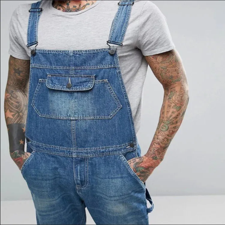 TrendFlex Herren Denim Jumpsuit