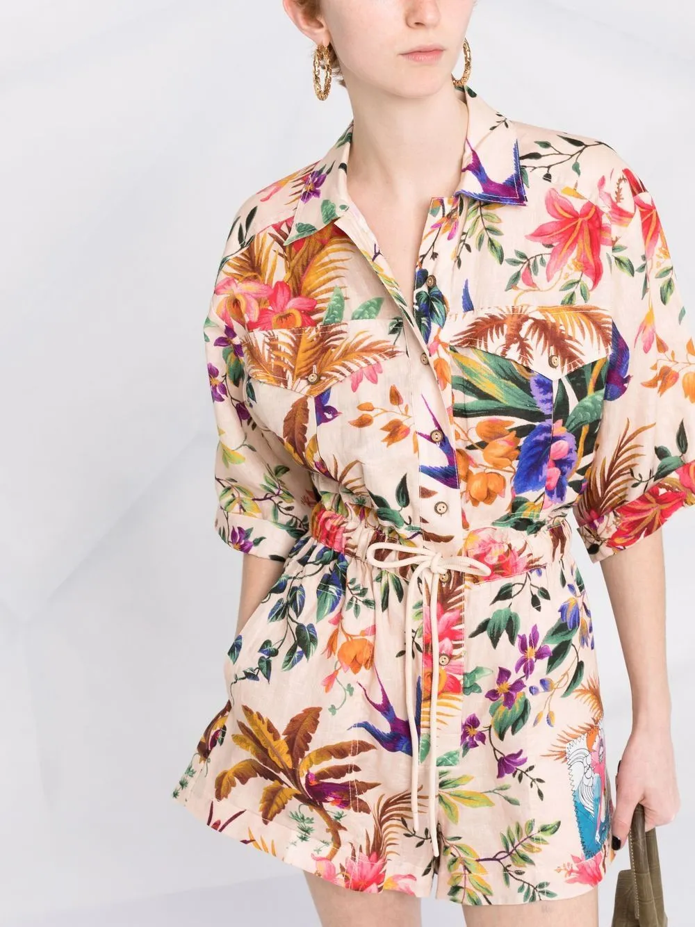 Tropicana Utility playsuit