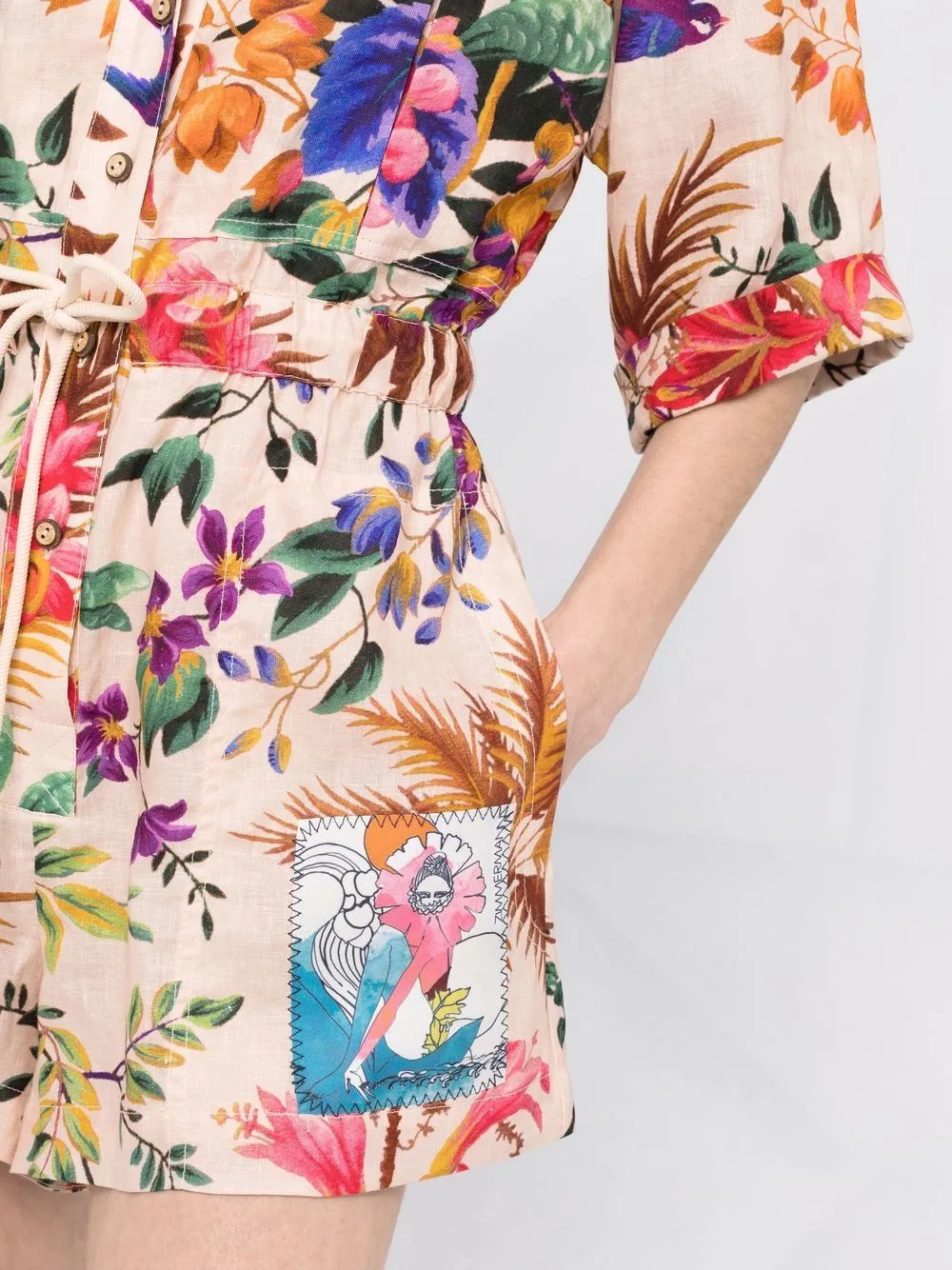 Tropicana Utility playsuit