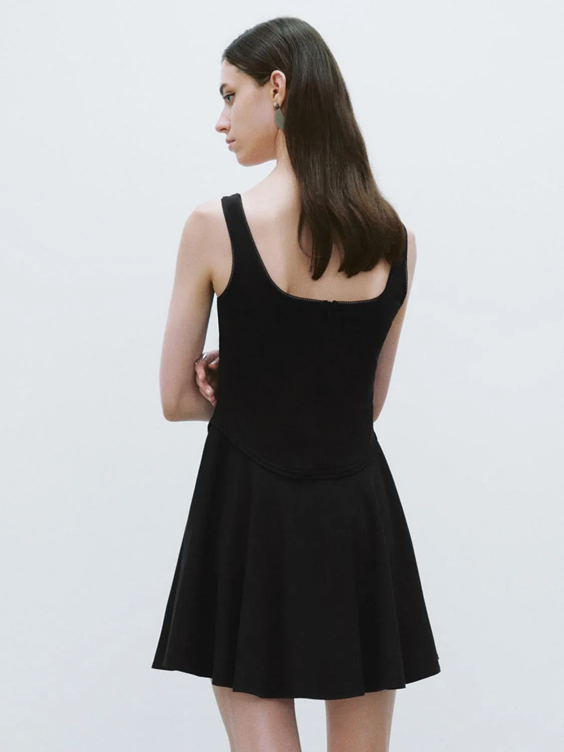 U-Neck A-Line Dresses