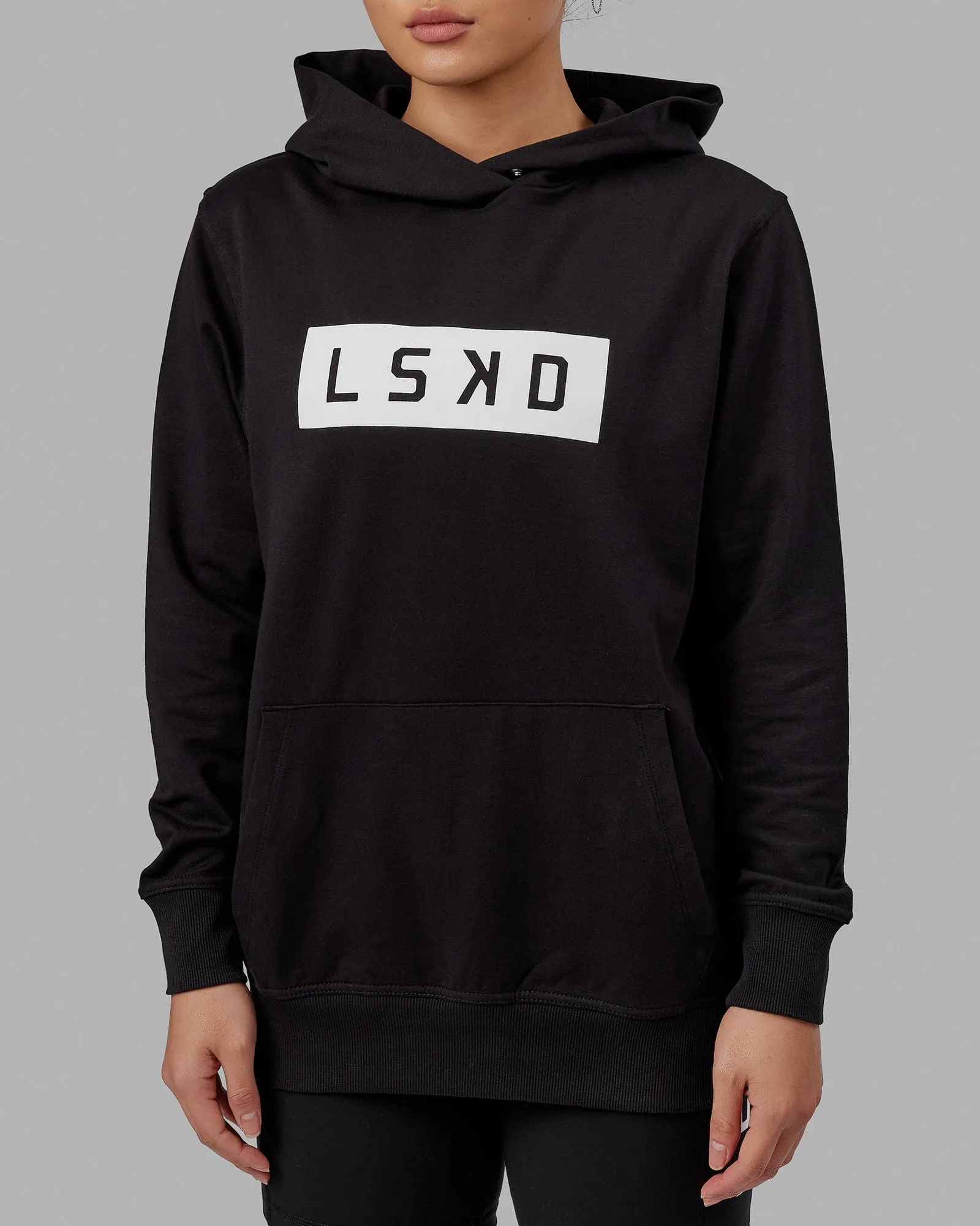Unisex Strength FLXFLeece Hoodie - Black-White