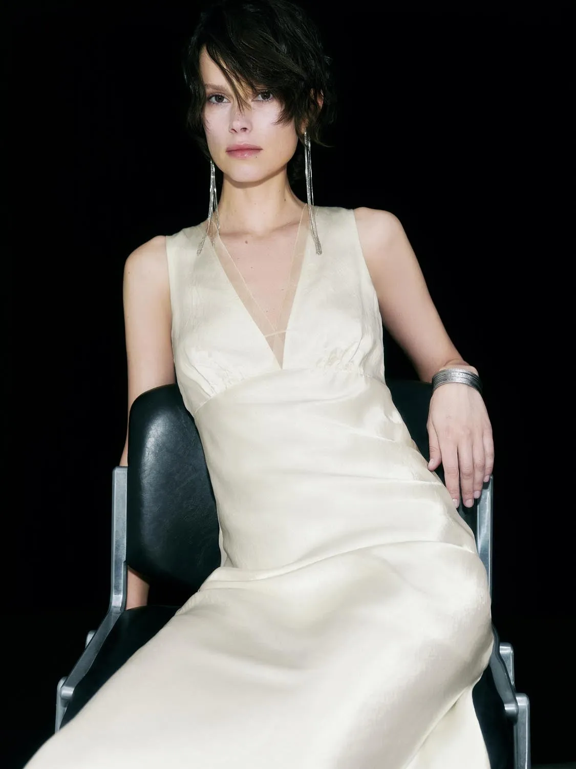 V-Neck A-Line Dresses