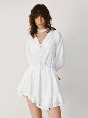 V-Neck A-Line Dresses